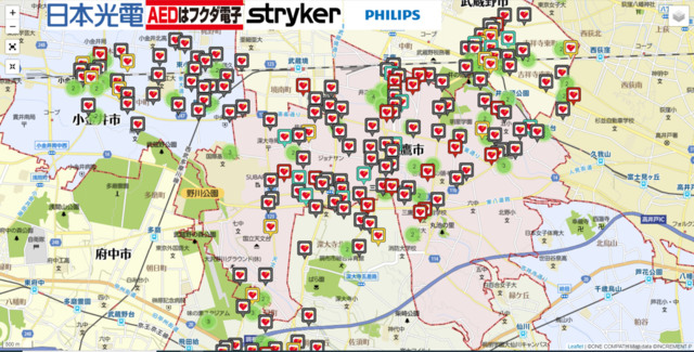 AEDマップ