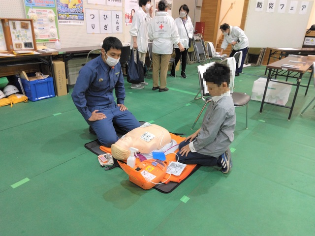 AED操作体験