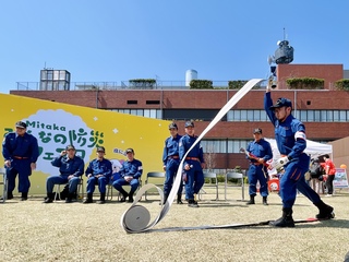 消防団クイズ 消防団クイズの様子
